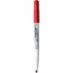 BIC Velleda 1741 Feutres pour Tableau Blanc Effaçables à Sec, Pointe Conique Moyenne - Rouge – Image 2