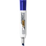 BIC Velleda 1781 Feutres pour Tableau Blanc Effaçables à Sec Pointe Biseautée Large - Bleu – Image 2