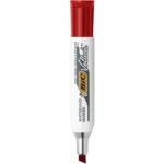 BIC Velleda 1781 Feutres pour Tableau Blanc Effaçables à Sec Pointe Biseautée Large - Rouge – Image 2