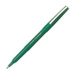 PILOT Stylo-feutre pointe fine baguée métal encre Verte corps plastique couleur FINELINER