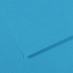 FABRIANO Feuille dessin couleur 50 x 65 cm Tiziano 160g Bleu Adriatique