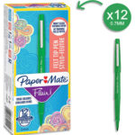 PAPERMATE Stylo feutre Flair Original, pointe M Trait 0,7 mm Vert
