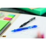 BIC Stylo encre gel rétractable GEL-OCITY. Pointe moyenne 0,7mm. Coloris rouge – Image 4