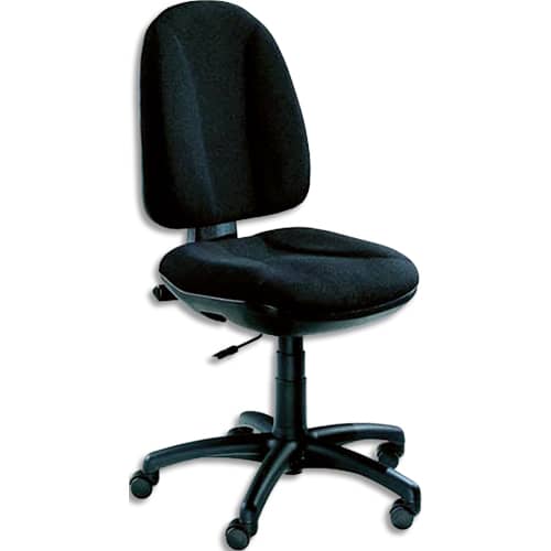 048986_d1-1.jpg Siège Dactylo Webstar en tissu Noir, à contact permanent, sans accoudoirs – Image 1