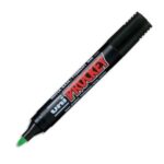 UNI-BALL Marqueur permanent pte ogive corps plastique encre pigmentée à base d'eau Vert UNI PROCKEY PM122