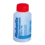 RUBAFIX Flacon de colle transparente 100g avec pinceau incorporé