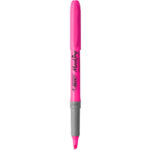 BIC Highlighter Grip Surligneurs Pointe Biseautée - Rose – Image 2