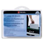 REXEL Feuilles prélubrifiées pour destructeurs, 20 feuilles, 2101949