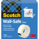 SCOTCH Ruban adhésif invisible repositionnable Magic 811 - 19 mm x 33 mètres, en boîte individuelle