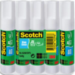 SCOTCH Lot de 5 bâtons de colle Blanche Scotch® 8g sous film