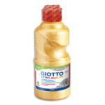 GIOTTO Flacon de 250 ml de gouache métallisée de couleur or