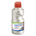 GIOTTO Flacon de 250 ml de gouache métallisée de couleur argent