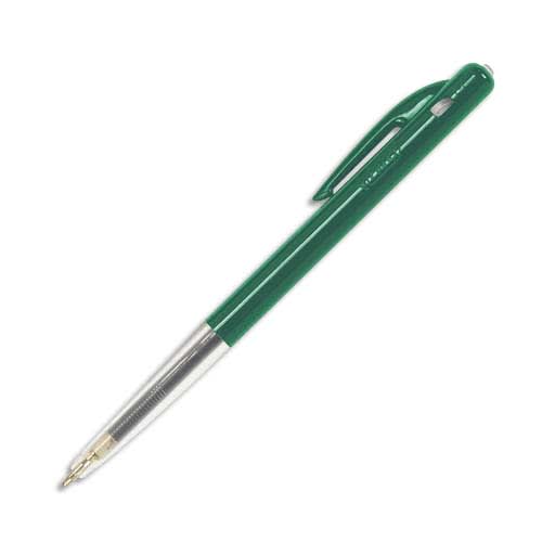 114517_d1.jpg BIC M10 Original Stylos-Bille Rétractables Pointe Moyenne (1,0 mm) - Vert – Image 1