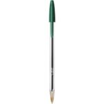 BIC Cristal Original Ecriture Stylos-Bille Pointe Moyenne (1,0 mm) - Vert – Image 2