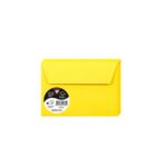 CLAIREFONTAINE Paquet de 20 Enveloppes Pollen 11,4x16,2cm Jaune soleil