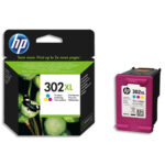 HP 302XL Cartouche d'Encre Trois Couleurs grande capacité Authentique (F6U67AE)