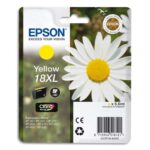 EPSON Cartouche Jet d'Encre Claria Home Jaune XL ''Pâquerette'' 18 (T1814) - C13T18144012