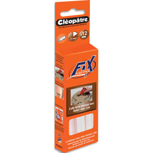 133793_d1.jpg CLEOPATRE Blister 12 recharges spéciales bois pour mini pistolet colle – Image 1