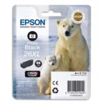 EPSON Cartouche Jet d'Encre Claria Premium Noir Photo (XL) ''Ours Polaire'' (T2631) - C13T26314012