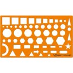 MAPED Trace-cercles TECHNIC en matière plastique résistante aux chocs – Image 2