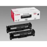 CANON Pack 2 cartouches toner Noir 718BK 2662B005