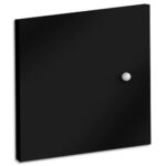 MT INTERNATIONAL Lot de 2 Portes + Fonds pour multi-cases MT1 Elégance - Dim. L32,5 x H33 x P1,6 cm Noir