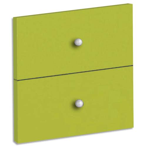 135344_d1-1.jpg MT INTERNATIONAL Lot de 2 tiroirs + fonds pour multi-cases MT1 Elégance Dim. L32,5 x H16,5 x P1,6 cm Vert – Image 1