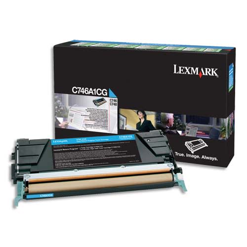 136044_d1-1.jpg LEXMARK Cartouche toner Cyan C746A1CG – Image 1