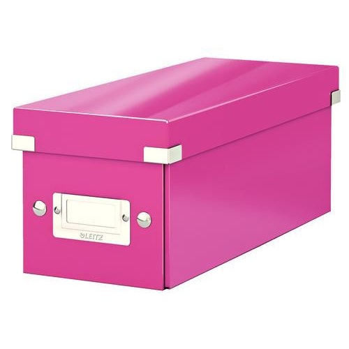 137513_d1-1.jpg LEITZ Boîte de rangement pour CD Click&Store coloris WOW Rose 60410023 – Image 1