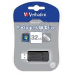 VERBATIM Clé USB 2.0 Store 'n' Go PinStripe 32Go Noir 49064
