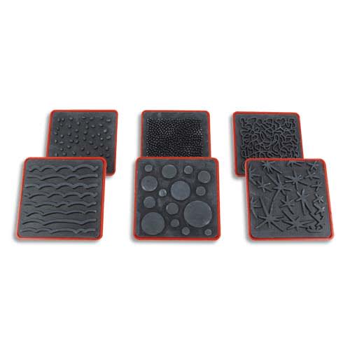 140652_d1-1.jpg O'COLOR 6 tampons à effets assortis, 6X6 cm, ABS et caoutchouc – Image 1