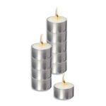 Sachet de 10 bougies chauffe plat blanche longue durée
