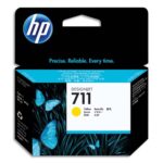 HP Cartouche d'encre Jaune 711 CZ132A
