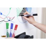 BIC Velleda Feutres pour Tableau Blanc Effaçables à Sec Pointe Conique Large - Rouge – Image 4
