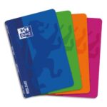 OXFORD Carnet OpenFlex piqûre 96 pages 11x17cm petits carreaux 5x5. Couverture polypro