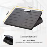 FELLOWES Repose-pieds ajustable par pression avec protection anti-microbienne Office Suites - 8035001 – Image 2