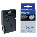 BROTHER Cassette Ruban TC Noir/transparent 12mmx7,7m TC101pour PT500/8E/2000/3000/5000