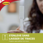 COMMAND Blister de 8 Languettes de fixation Command™ pour tableau, Petit modèle Blanc Poids max 1,8 kg – Image 3