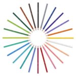 BIC KIDS Tropicolors Crayons de Couleur - Couleurs Assorties, Fabriqués Sans Bois - Etui de 24 – Image 2