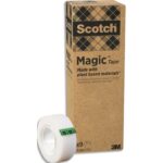 SCOTCH Boîte de 9 rubans Scotch Magic bague carton recyclé, 19mmx33m – Image 2