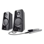 TRUST Ensemble d'enceintes 2.0 avec connectique pour votre iPod, iPhone, lecteur MP3 1902/21560