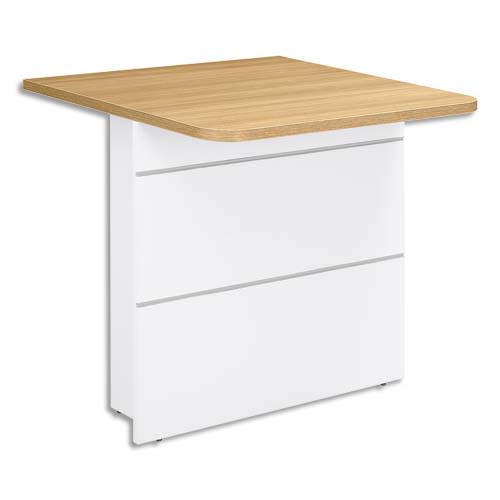 210684_d1-1.jpg GAUTIER OFFICE Banque intermédiaire Sunday Chêne - Dimensions : L80 x H74 x P80 cm – Image 1