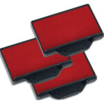 TRODAT Blister 3 recharges 6/53 pour appareils 5203/5253/5440. Rouge