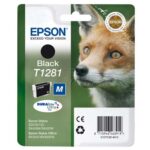 EPSON Cartouche Jet d'Encre DURABrite Ultra Ink Black ''Renard'' (T1281) - C13T12814012