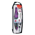 MAPED Stop & Safe - Coffret compas à mine 3 pièces - Coloris assortis Bleu, Orange ou Rose – Image 2