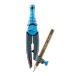 MAPED Compas Stop and Safe à bague + 1 crayon mini Black'Peps assortis Bleu, Orange ou Rose – Image 4