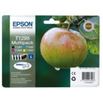 EPSON Multipack Cartouches Jet d'Encre DURABrite Ultra N/C/M/J ''Pomme'' (T1295) - C13T12954012