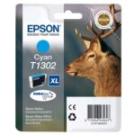 EPSON Cartouche Jet d'Encre DURABrite Ultra Cyan (XL) ''Cerf'' (T1302) - C13T13024012