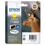 EPSON Cartouche Jet d'Encre DURABrite Ultra Jaune (XL) ''Cerf'' (T1304) - C13T13044012