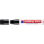 EDDING Marqueur Edding 850 permanent, corps alu - pointe biseautée- coloris Noir